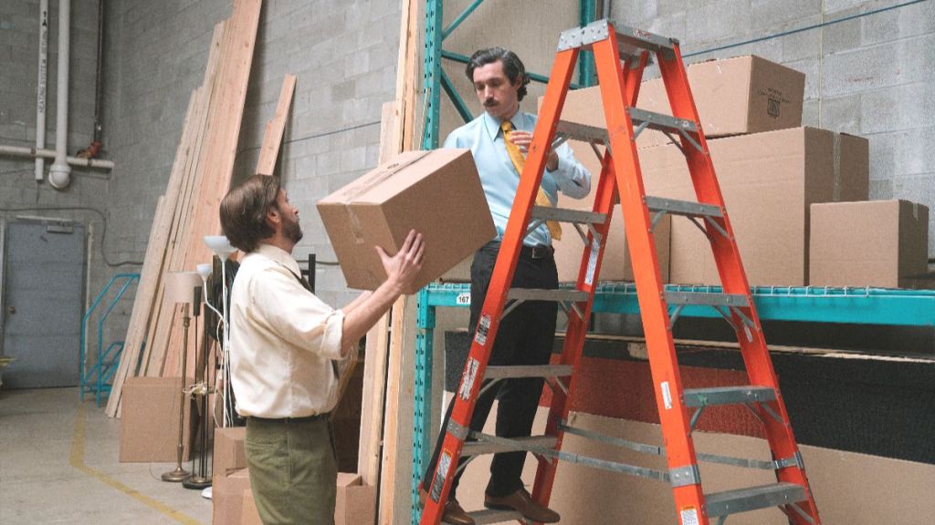 Bernie Marcus and Arthur Blank stack empty boxes before Home Depot's opening day in The Mega-Brands That Built America