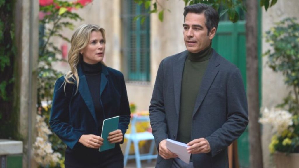 Alison Sweeney and Alejandro Tous in To Barcelona, With Love.