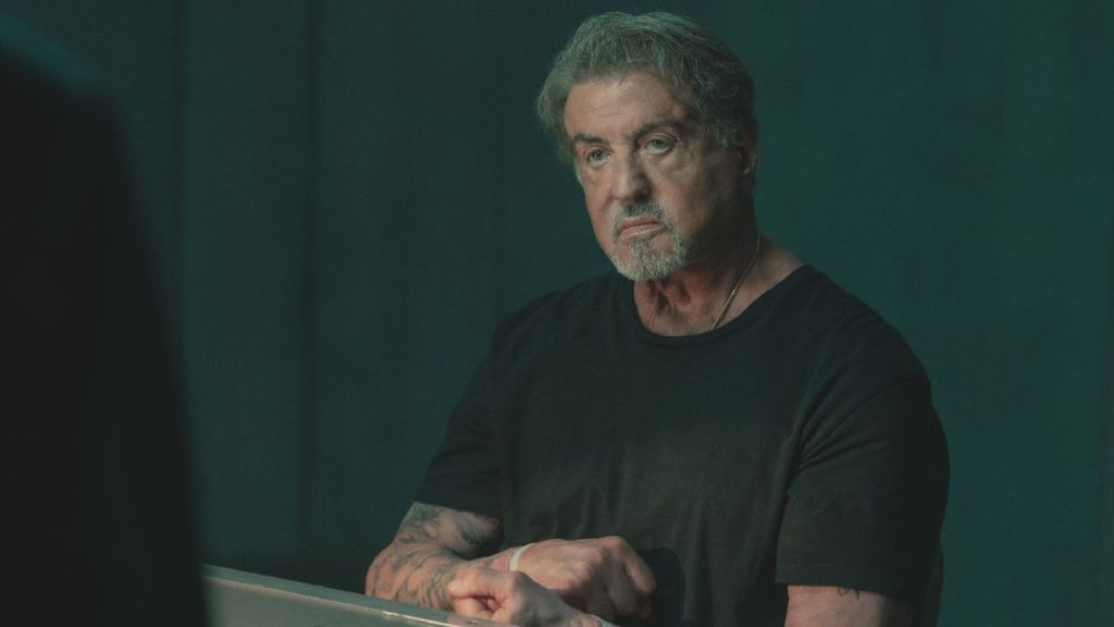 Actor Sylvester Stallone stars as Dwight Manfredi in Tulsa King Season 3, Episode 1. (Photo Credit: Courtesy of Paramount.)