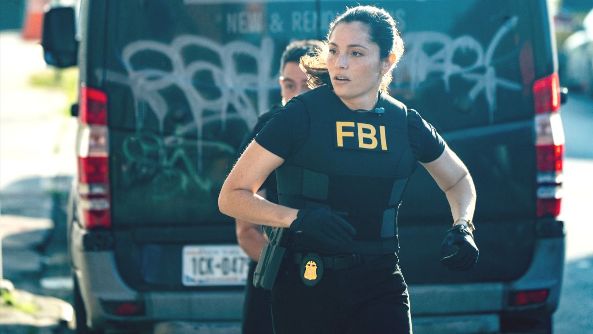 Actor Juliana Aidén Martinez as Eva Ramos in FBI season 8, episode 3. (Photo Credit: Courtesy of CBS.)