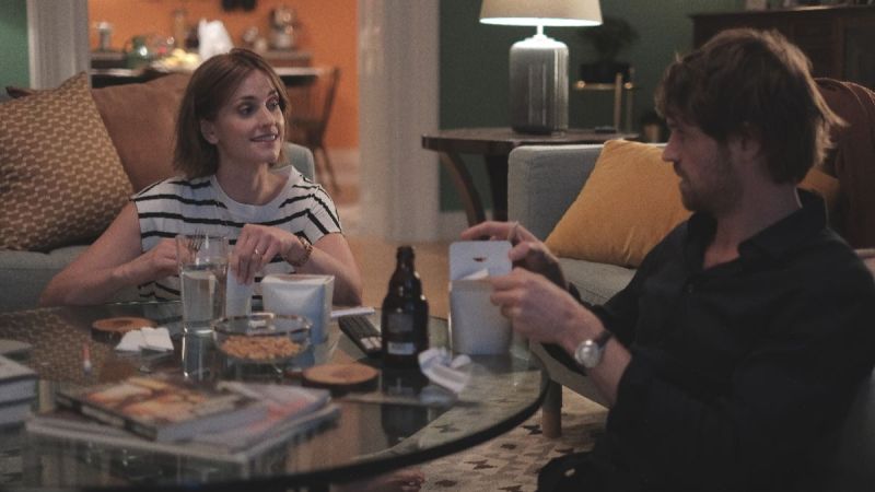 Stefanie Martini as Louise Maigret and Benjamin Wainwright as Jules Maigret in Maigret. (Photo Credit: Courtesy of Playground Entertainment and Masterpiece.)