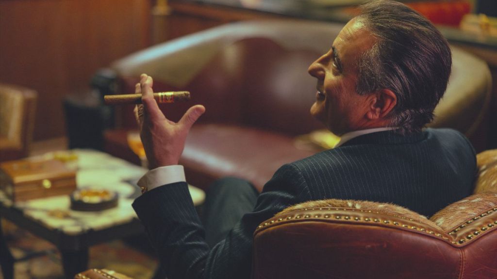 Actor Andy Garcia as Gallino in Landman season 2 episode 3. (Photo Credit: Courtesy of Paramount+.)