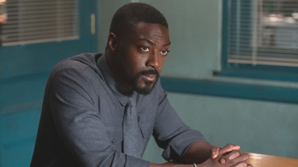 Actor David Ajala as Detective Theo Walker in Law and Order season 25 episode 7. (Photo Credit: Courtesy of NBC.)
