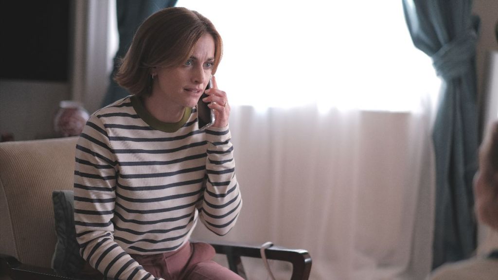 Actor Stefanie Martini as Louise Maigret in Maigret season 1 episode 5. (Photo Credit: Courtesy of Playground Entertainment and Masterpiece.)