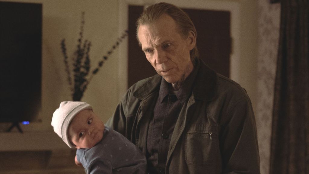 Actor Richard Brake as Merle Callahan in Mayor of Kingstown season 4 episode 8. (Photo Credit: Courtesy of Paramount+.)