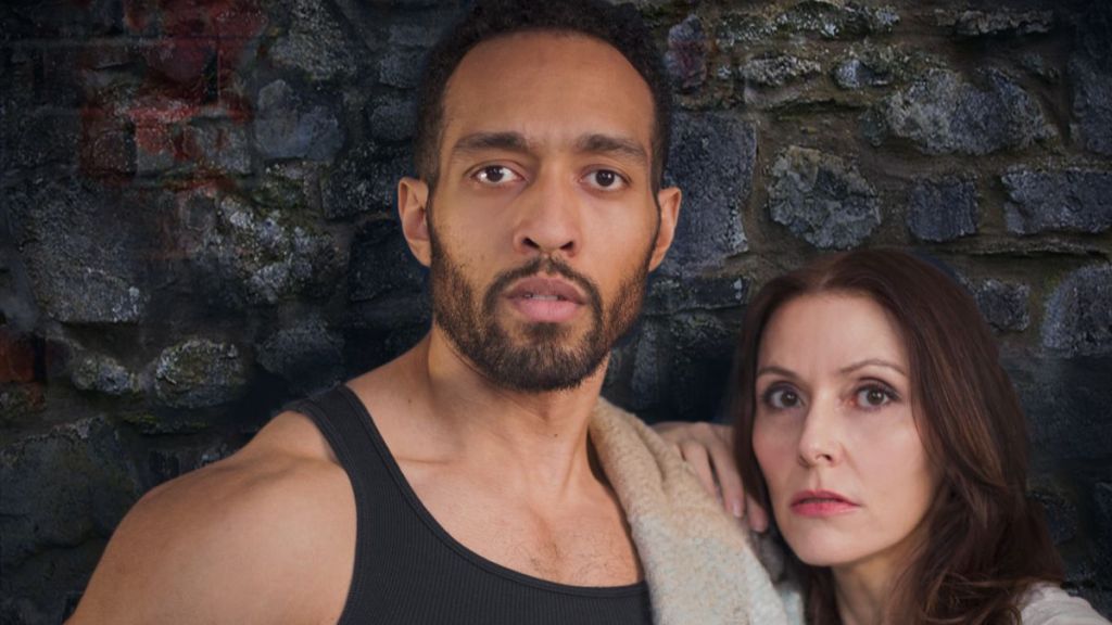 DazMann Still and Amy Frances Quint star as Macbeth and Lady Macbeth in the Frog and Peach Theatre Company production of Macbeth. (Photo Credit: Eric Doss/Courtesy of Skollar PR.)