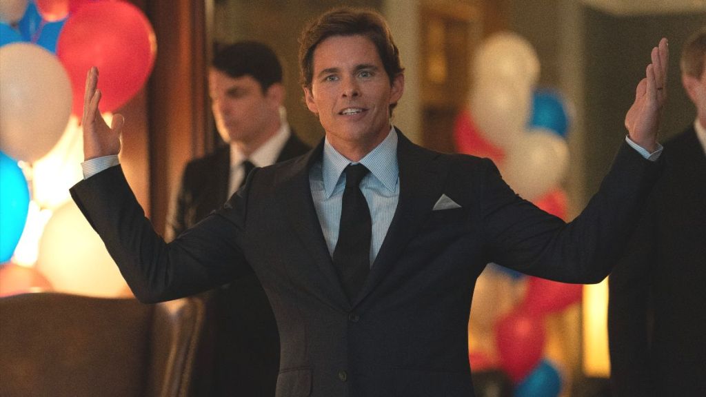 Actor James Marsden as Cal Bradford in Paradise season 2 episode 3. (Photo Credit: Courtesy of Hulu.)