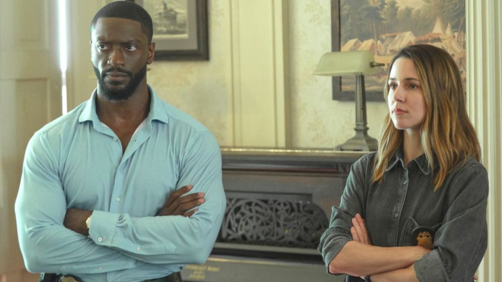 Aldis Hodge as Alex Cross and Alona Tal as Kayla Craig in Cross season 2 episode 7. (Photo Credit: Courtesy of Prime Video.)