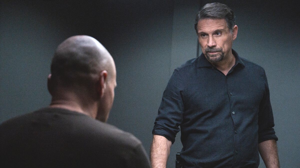 Rudolf Martin as Oslo and Jeremy Sisto as Jubal Valentine in FBI season 8 episode 12. (Photo Credit: Courtesy of CBS.)