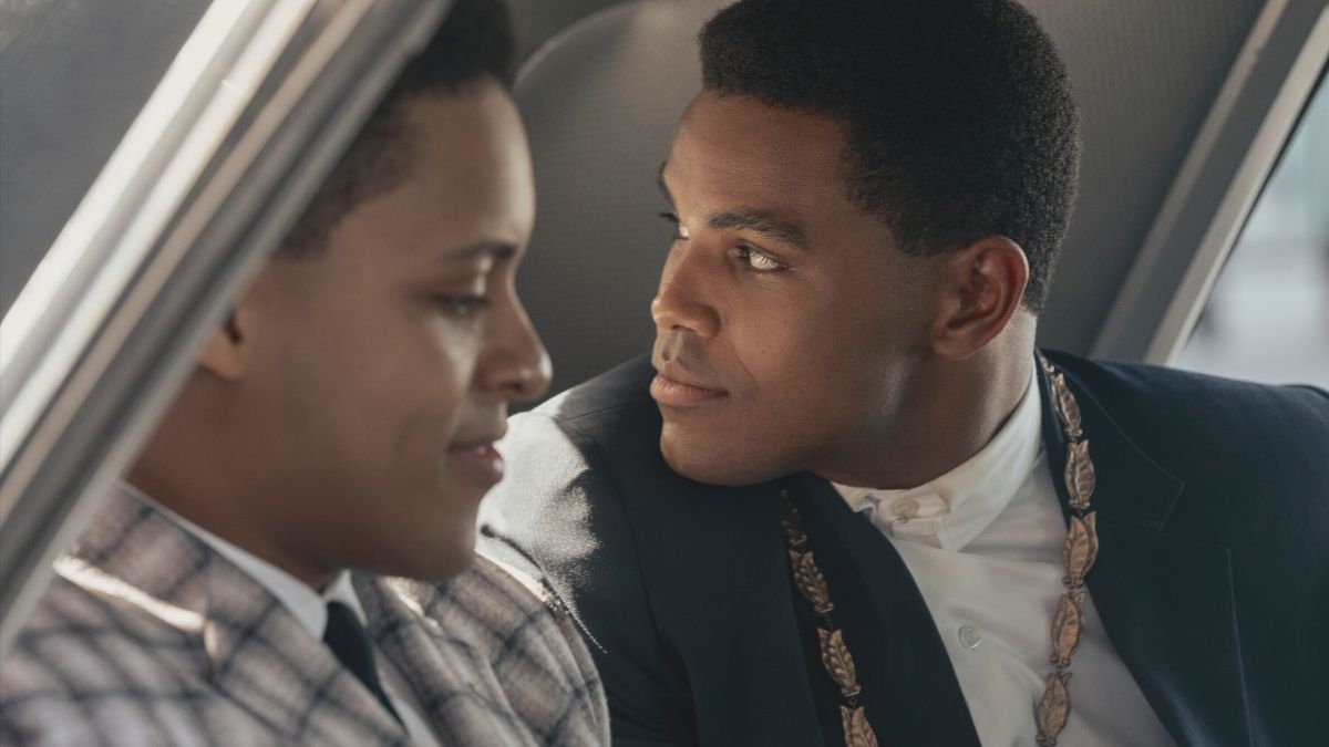 Kai Parham and Jaalen Best in a scene from Prime Video's The Greatest. (Photo Credit: Courtesy of Prime Video.)